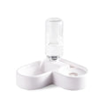 Stainless steel indoor pet water fountain for cats and dogs with 2-litre capacity.