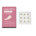 Clear acne patches in box for pimple and closed acne treatment