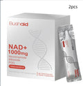 Two bottles of 300g anti-aging liquid supplement drink with nicotinamide riboside and trans-resveratrol