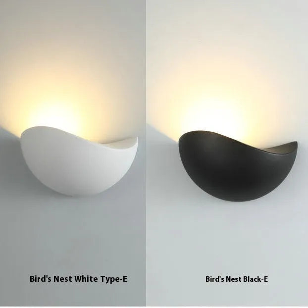 Black bird's nest design waterproof LED courtyard lamp with aluminium alloy construction