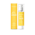 50ml bottle of Shiny Sunscreen Spray with a spray nozzle, against a plain background.