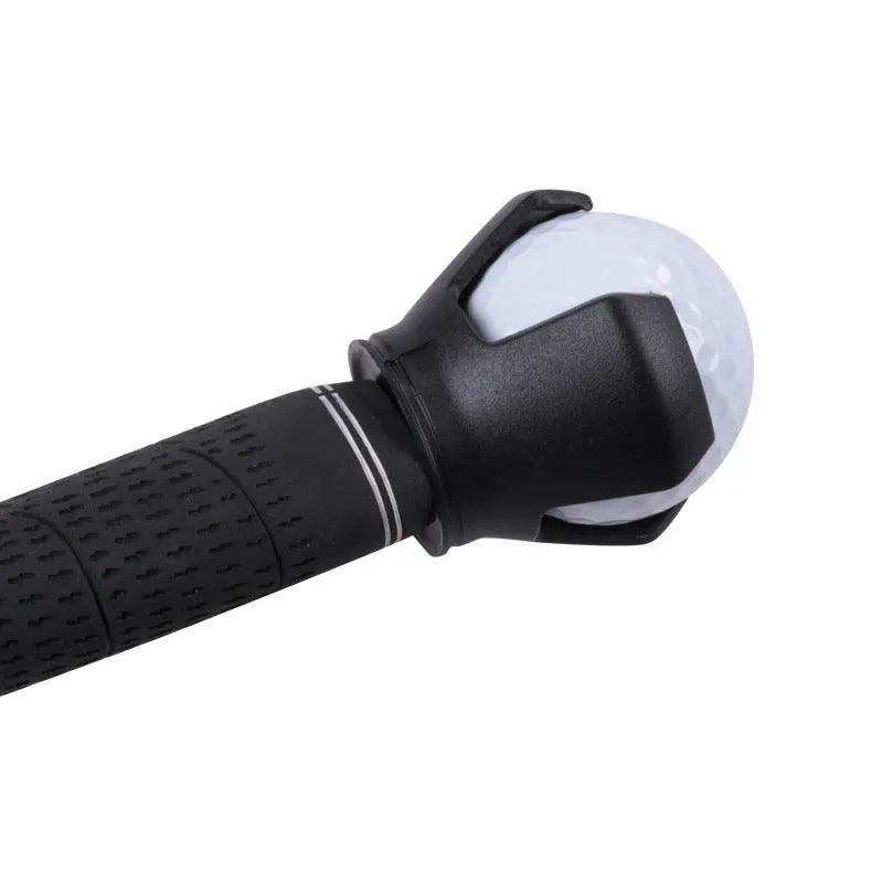 Black golf ball picker weighing 60g for course use and outdoor equipment organisation