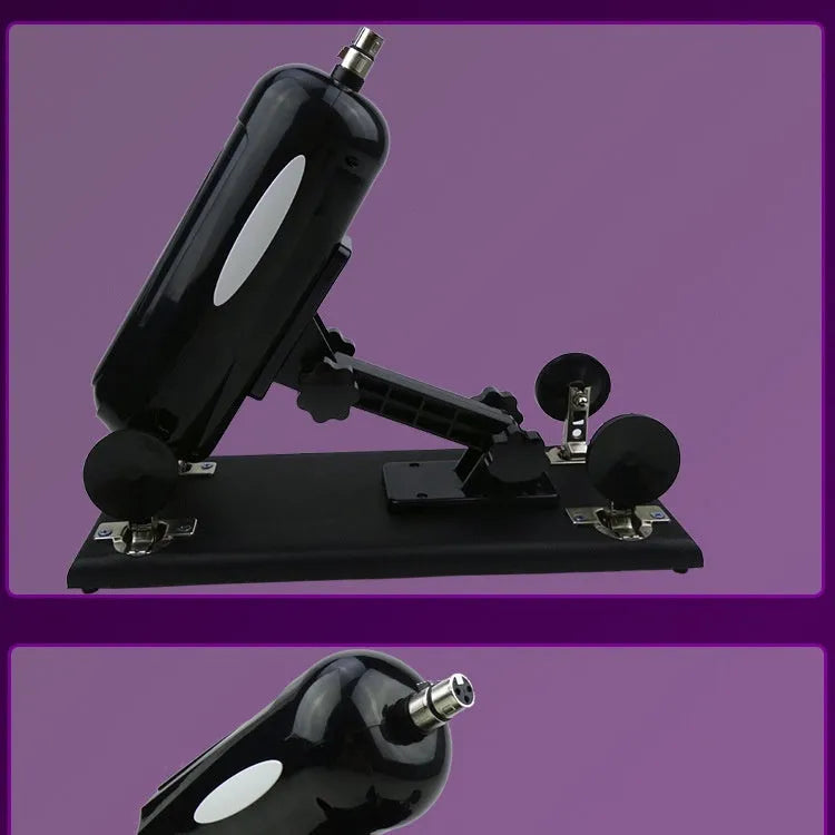 Bobb women's automatic telescopic thrusting sex toy in purple colour