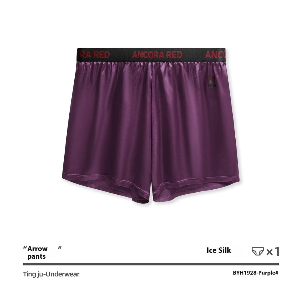 Men's solid colour boxer briefs on a mid-waist, showing the knitted polyester fabric in a black colour option.