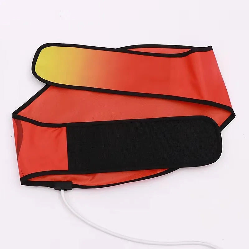 Hot compress waist support belt for sauna massage and fat reduction