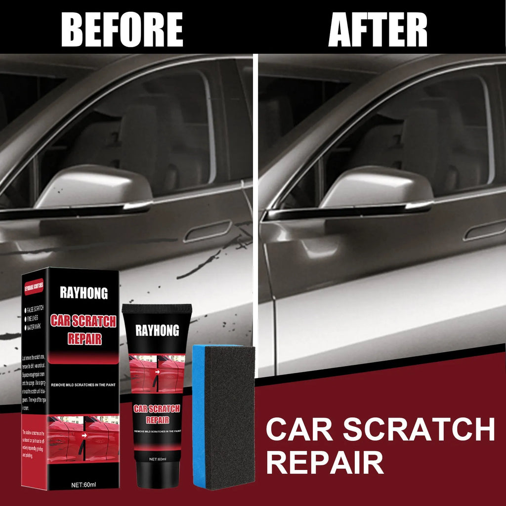 60ml car scratch repair wax set with polishing pad for automotive lacquer paint maintenance