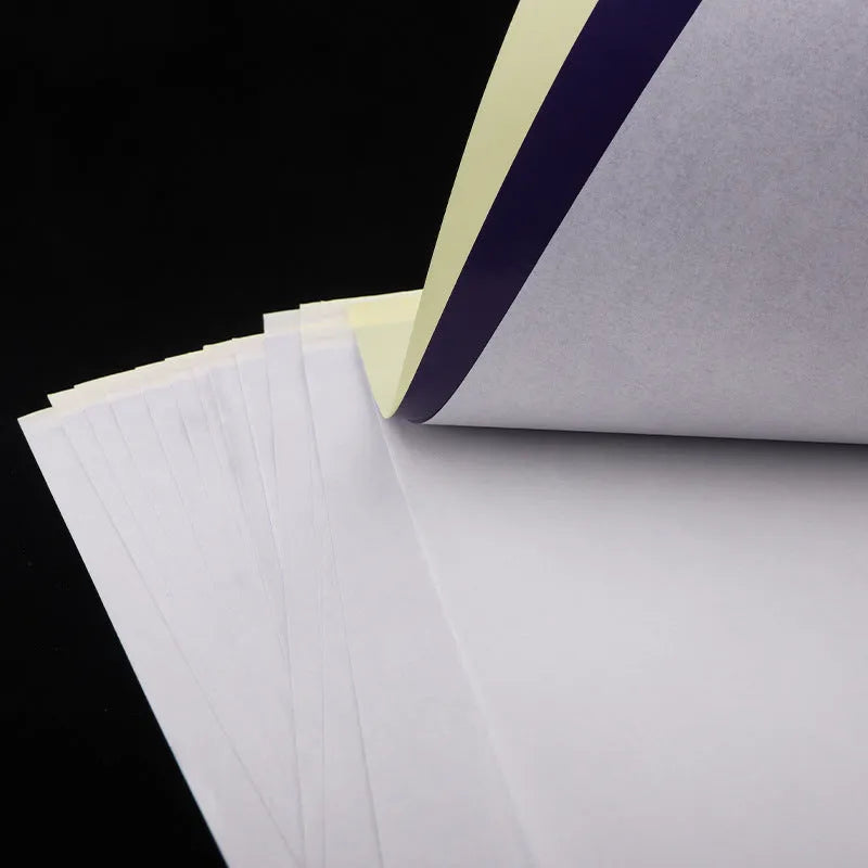 A4 tattoo transfer paper quadruple copy with transfer paste gel for stencil creation