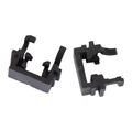 Black plastic LED headlight conversion bracket for Ford Focus Mondeo Fiesta vehicles