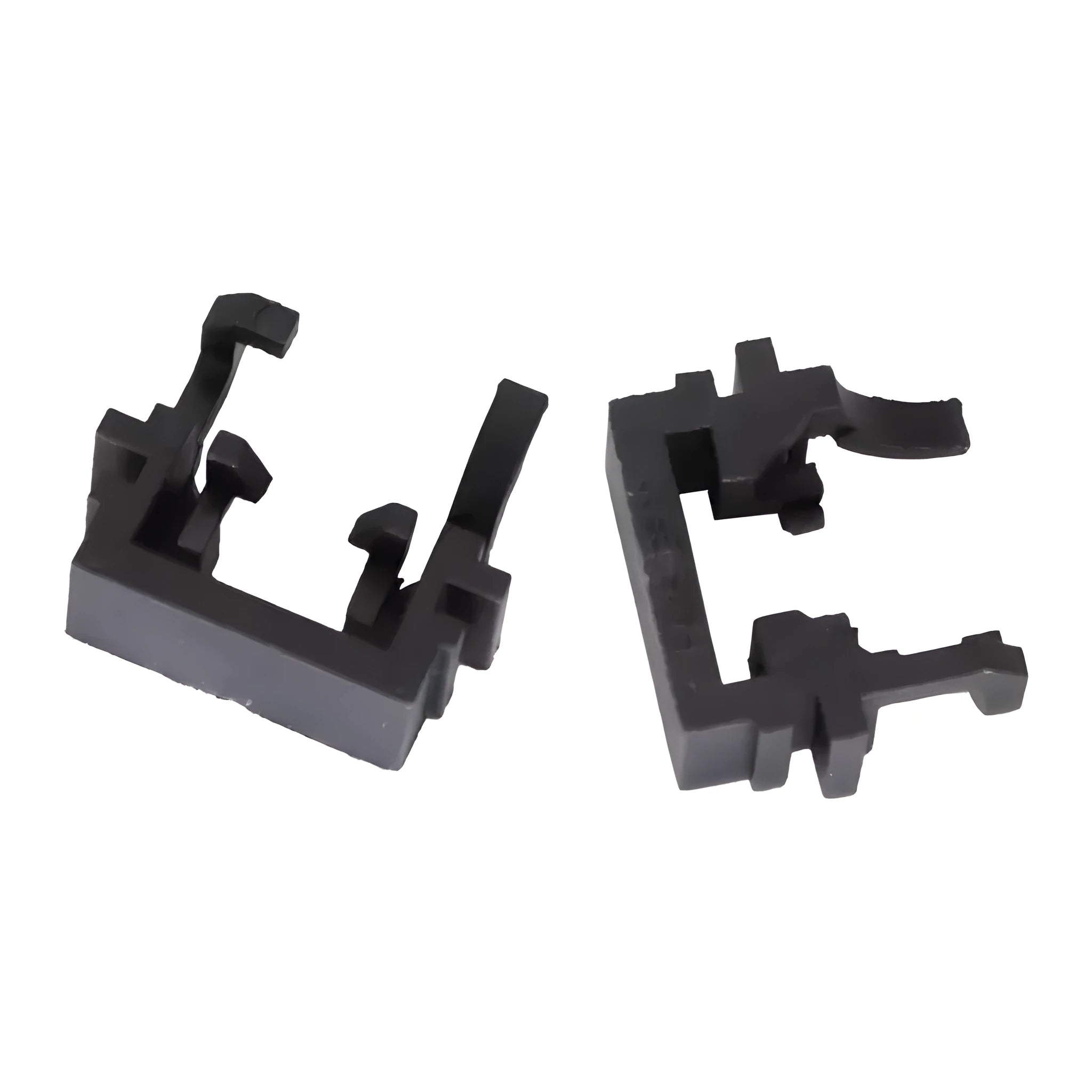 Black plastic LED headlight conversion bracket for Ford Focus Mondeo Fiesta vehicles