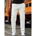Men's lightweight polyester trousers for spring and autumn in light grey colour