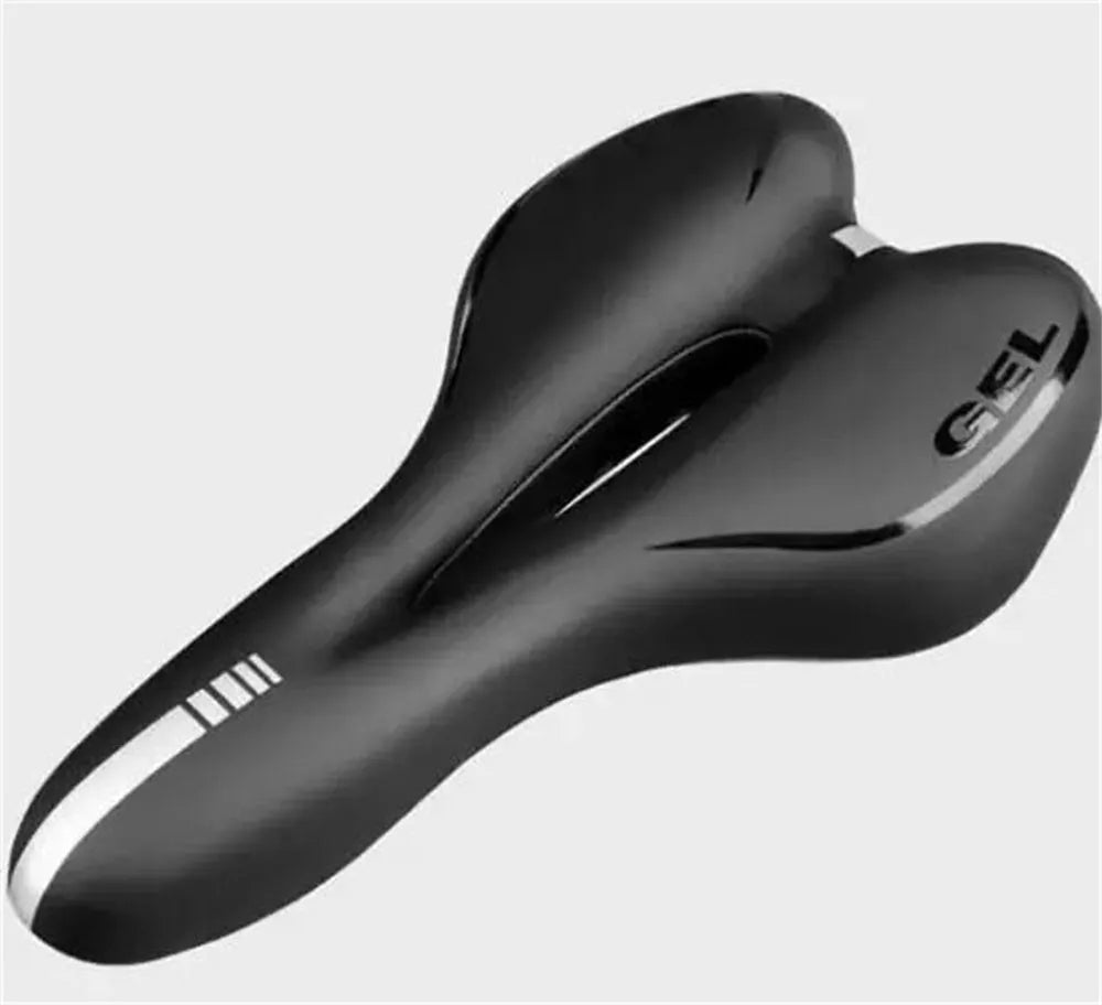 Bicycle saddle cushion with waterproof cover and installation tools including wrench and tyre patch kit