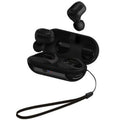 TWS Mini Touch True Wireless Bluetooth Headset black earbuds with charging case