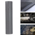 Perforated mesh-style automotive film roll showing colour changing properties, 30cm wide plastic wrap for vehicle customisation