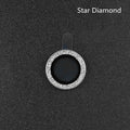 iPhone camera lens protection film with aluminium alloy ring and tempered glass