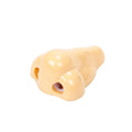Flesh colour plastic pencil sharpener showing geometry shape and big nostril opening
