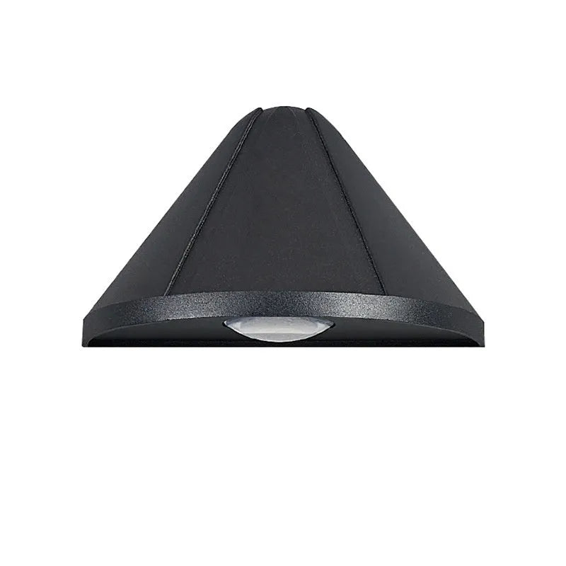 Black bird's nest design waterproof LED courtyard lamp with aluminium alloy construction