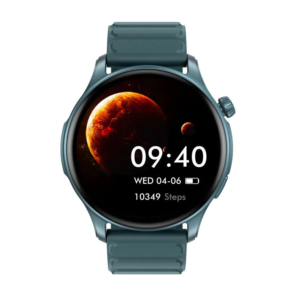 Btalk 3 Pro smart watch with AMOLED display, Bluetooth calling, heart rate and blood oxygen monitoring on a wrist