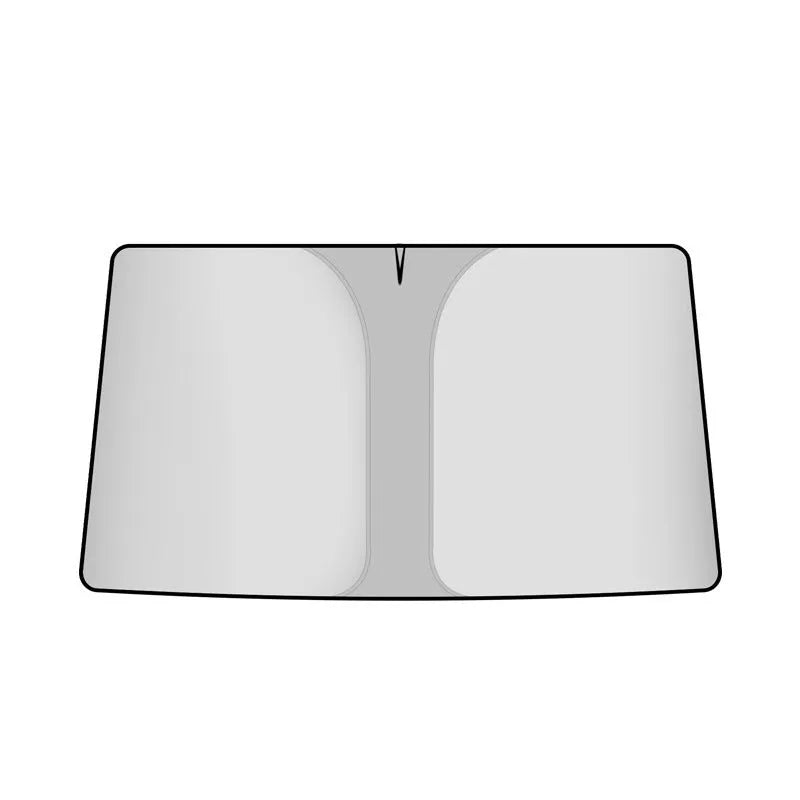 Car double ring front shield sun protection with titanium silver coating and NC fabric construction