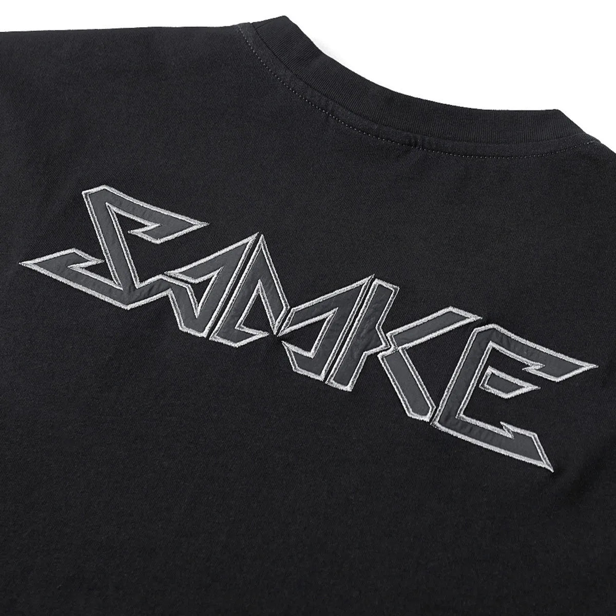 Men's cotton solid colour black short sleeve t-shirt on model, summer casual top