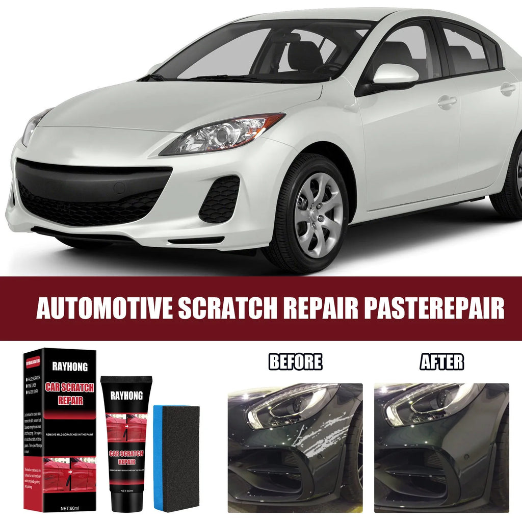 60ml car scratch repair wax set with polishing pad for automotive lacquer paint maintenance