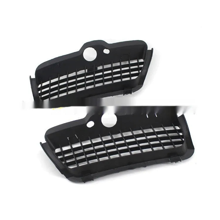 Black ABS plastic Volkswagen Golf 3 front fog light cover and lower grille replacement pair.
