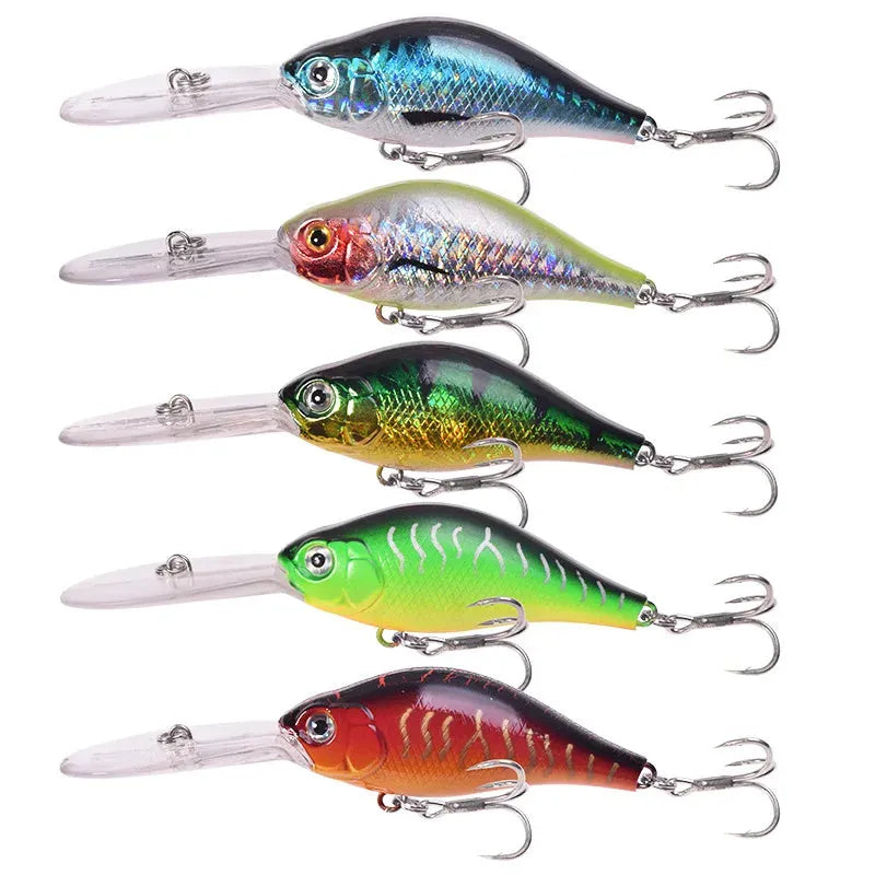 Floating Rock Little Fat Man 10.5cm deep diving fishing lure in multiple colours