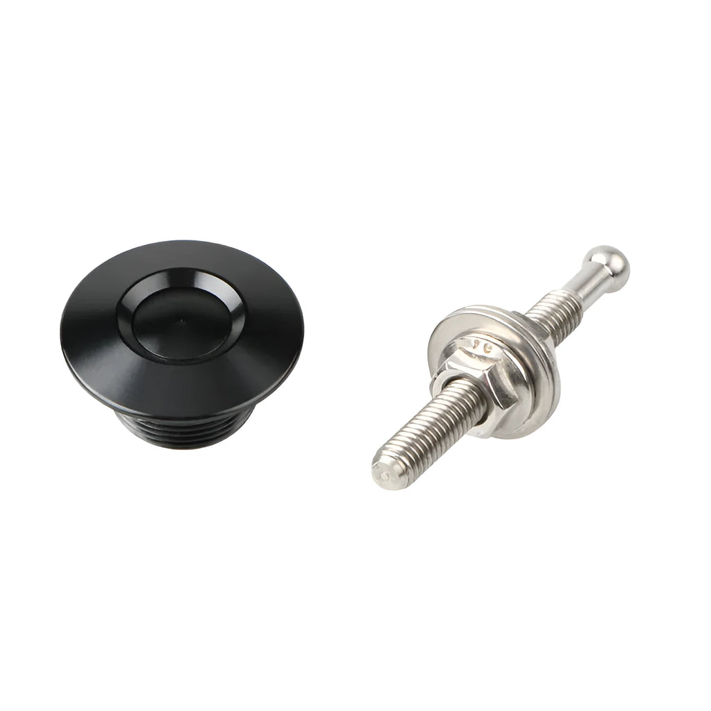 30mm diameter engine cover lock in silver, black, gold, blue, and red colour options