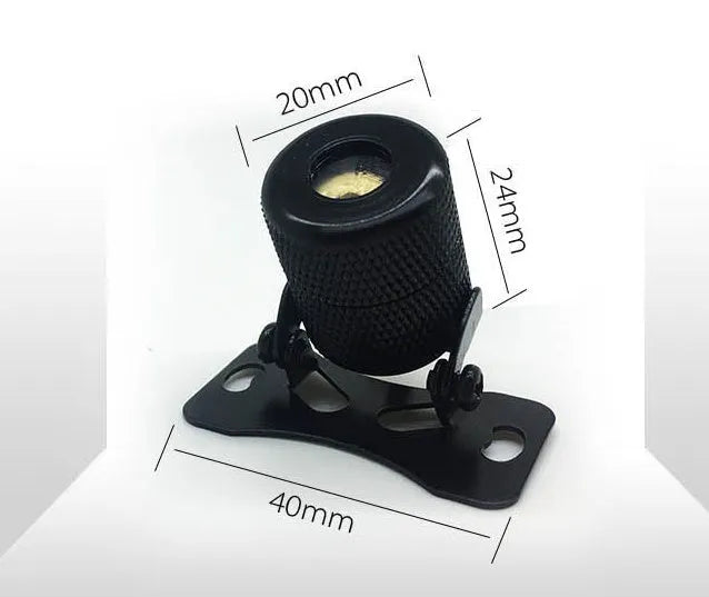 Universal aluminium laser fog lamp for cars and motorcycles with red laser projection