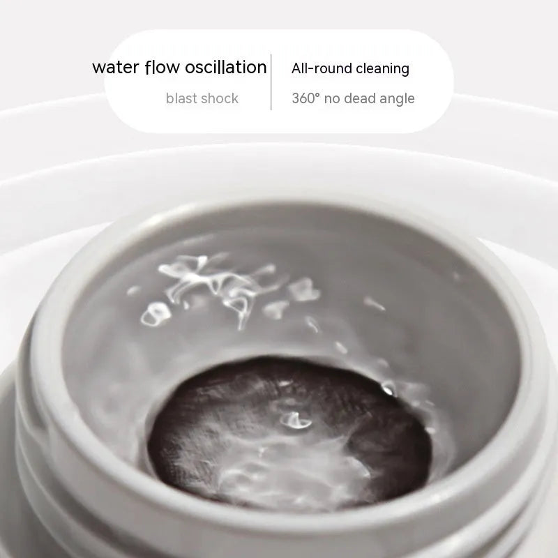 Automatic ultrasonic cleaning machine for invisible glasses in plastic 85x65x30mm design