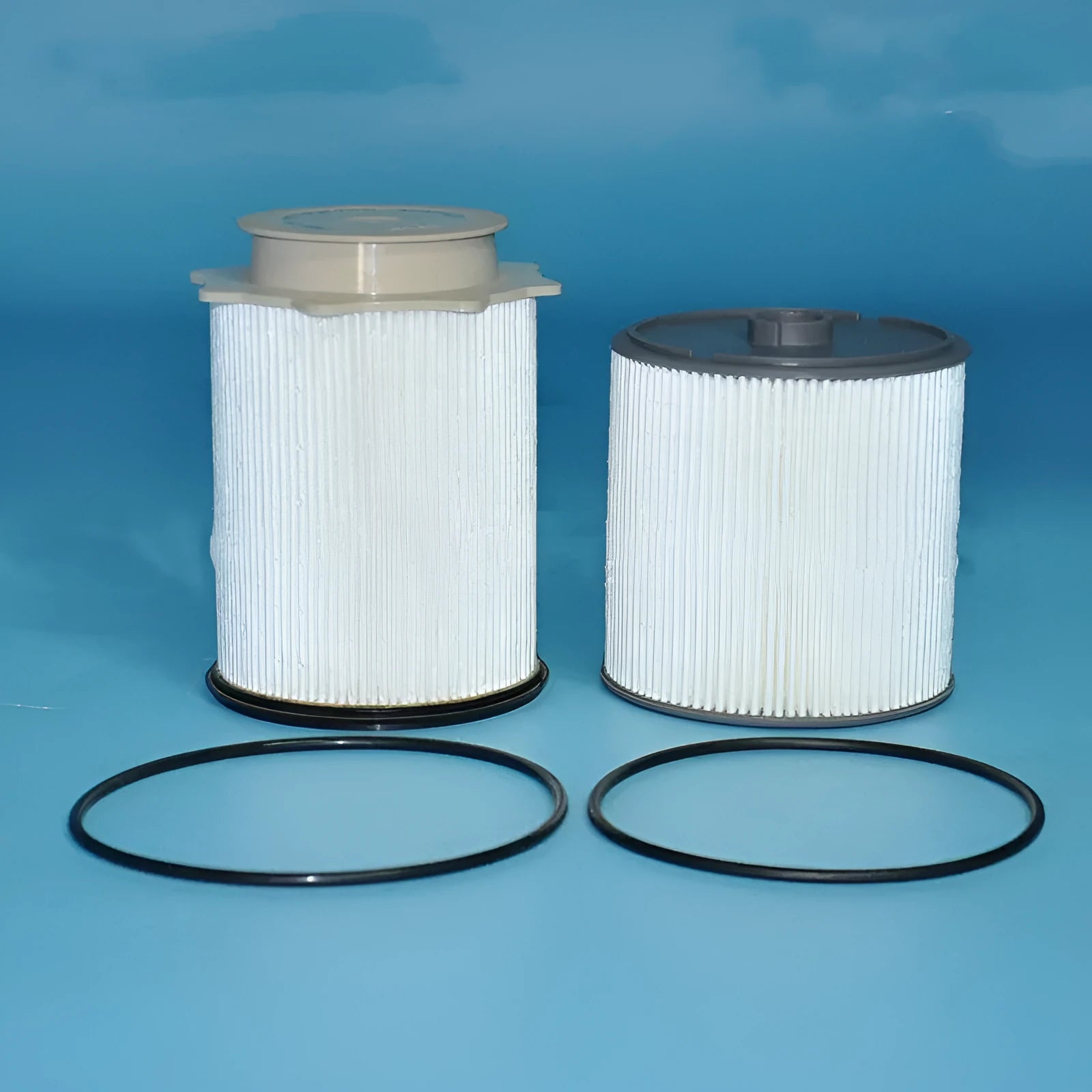 RAM diesel fuel filter kit with white housing for 1500-5500 trucks with Cummins 6.7L engine