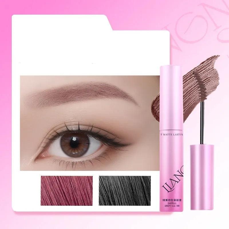 Velvet eyebrow cream pot in four natural shades including grey, brown and black colours