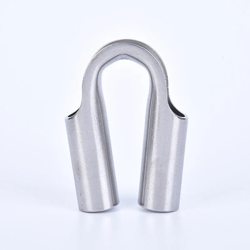 Stainless steel tubular chicken heart round sleeve ring industrial fastener component