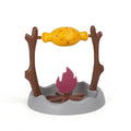 Barbecue-style tumbling cat toy and treat feeder, showing dimensions of 30x30x29cm.