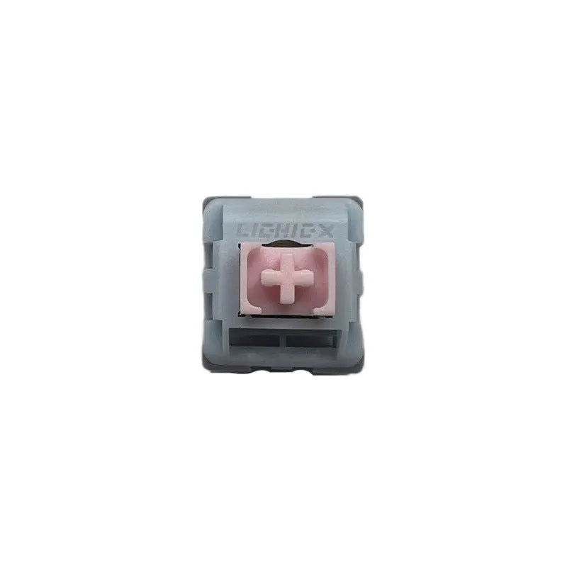 Dew Axis-4 mechanical keyboard switch with three-colour shaft core and bridge plug-in mounting system