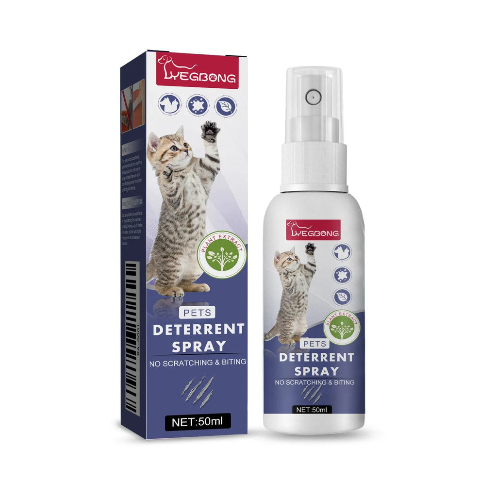 50ml boxed bottle of expelling spray for deterring dog and cat scratching on furniture