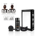 Dense Hair Fiber Powder Three-piece Set in box with applicator brush and comb