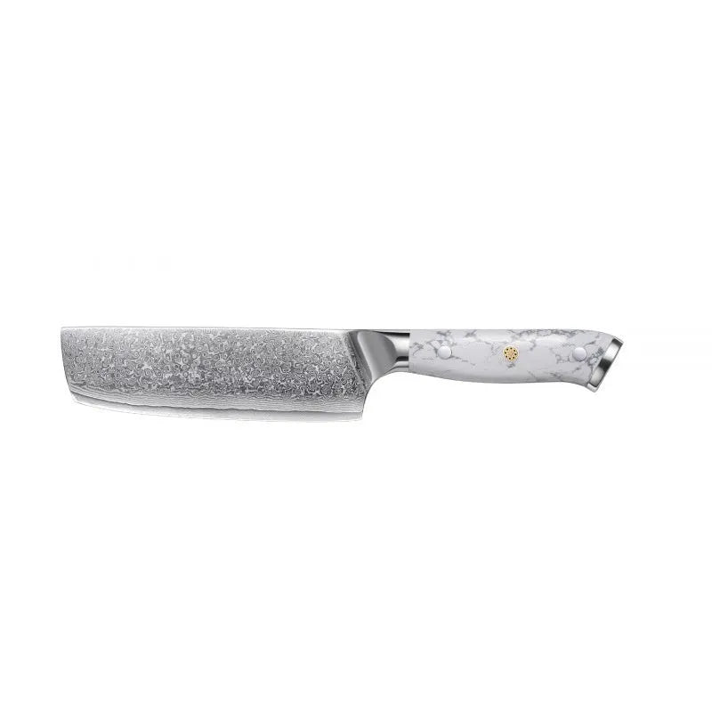 Damascus pattern VG10 steel combined chef knife with 21cm blade and 11cm handle