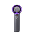 Portable handheld turbo fan with semiconductor refrigeration, 3000mAh battery, adjustable wind speeds, 58x60.5x170mm, white colour option