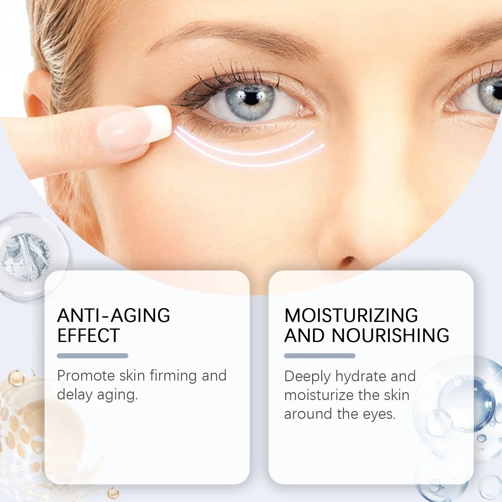 A 20g jar of retinol moisturising soft eye cream for the delicate eye area.