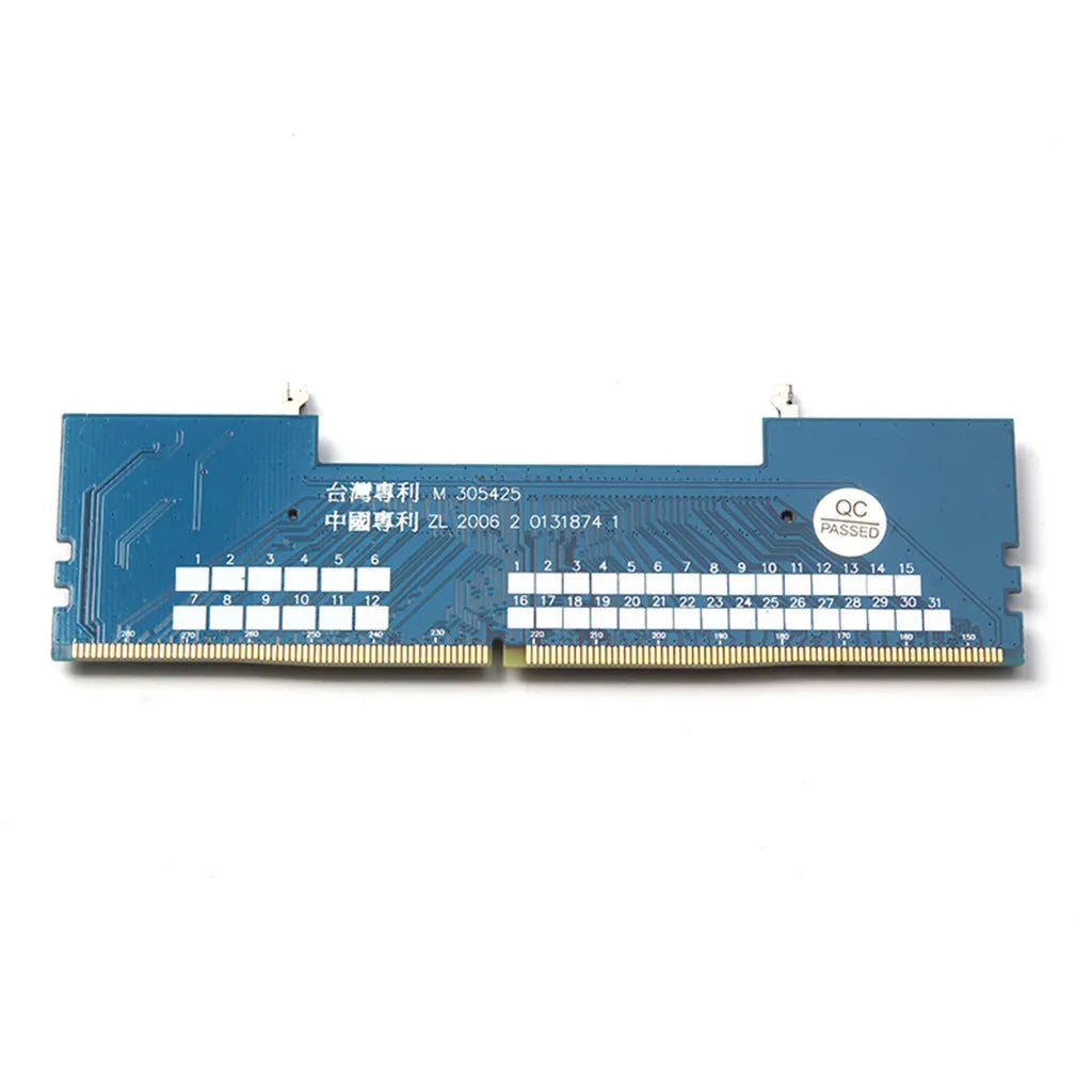 DDR4 laptop to desktop memory adapter card in electrostatic bag