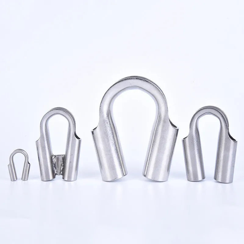 Stainless steel tubular chicken heart round sleeve ring industrial fastener component