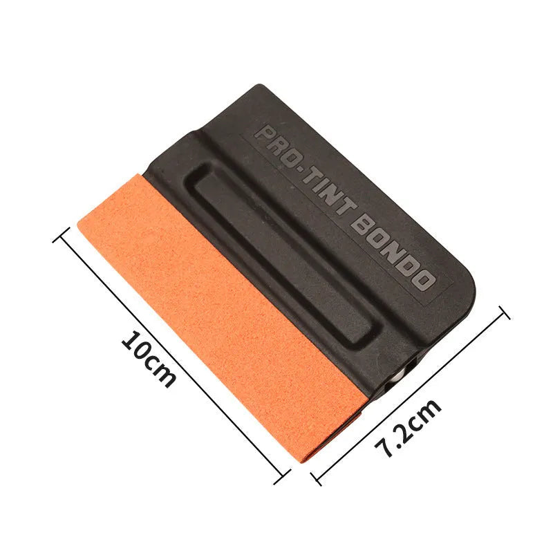 ABS car film scraper tool with four magnetic scraping surfaces for vehicle wrap installation