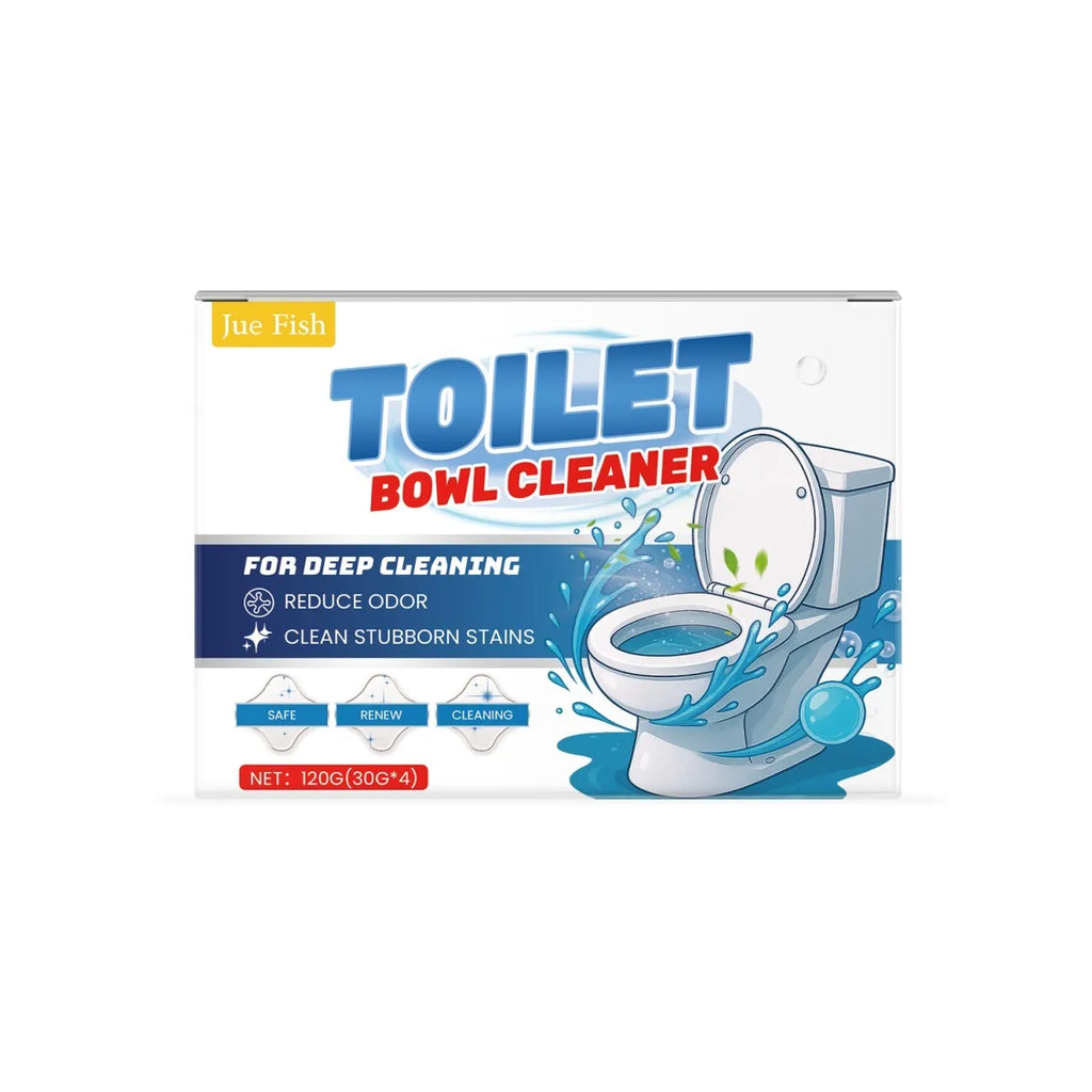 Pack of toilet bowl cleaning powder sachets for removing urine stains and odours