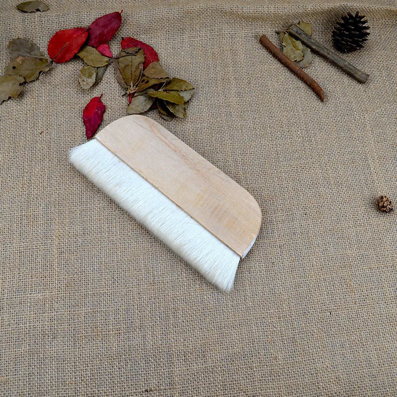 Wool brush art mounting tool in 8 10 12 14 inch sizes for paint paste shading