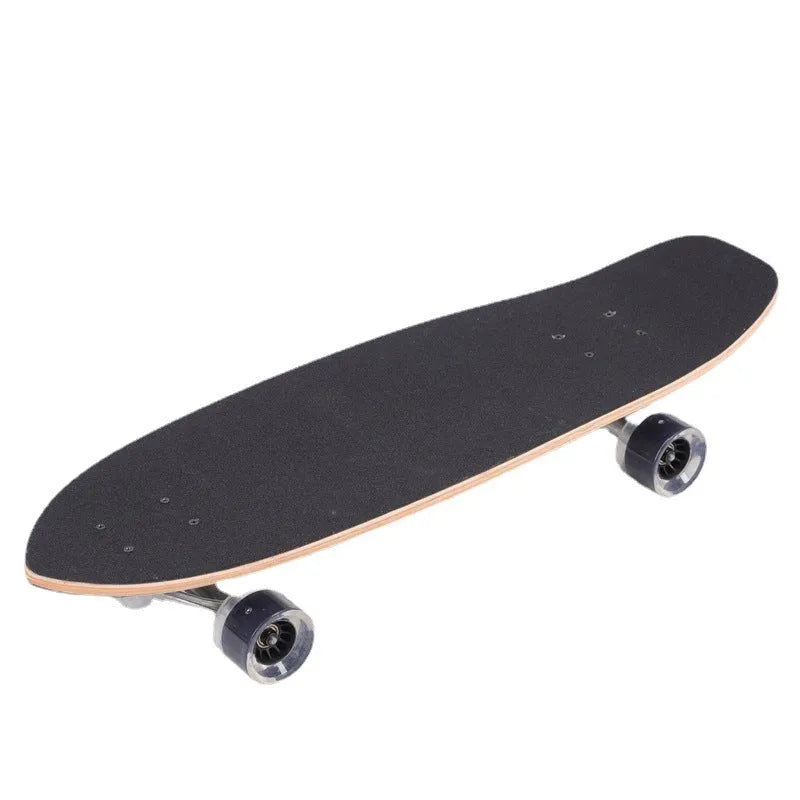 White maple wood street scooter skateboard with 31-inch deck for urban riding
