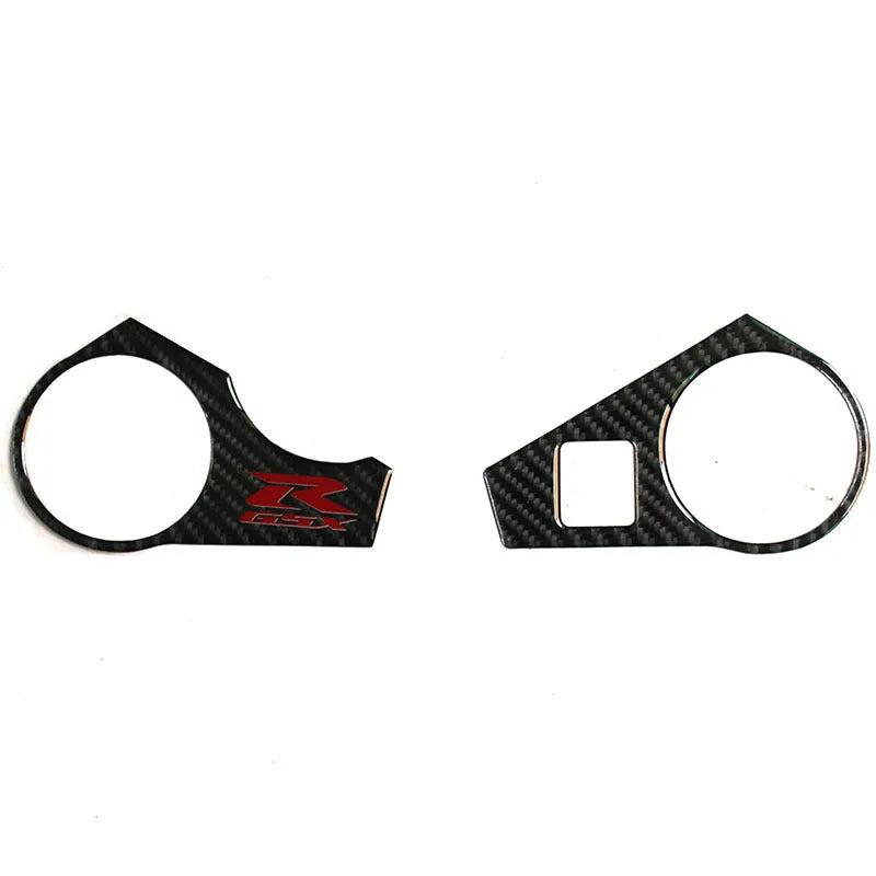 Black carbon fibre pattern adhesive sticker for SUZUKI GSXR1000 L1 09-16 motorcycle upper connective plate