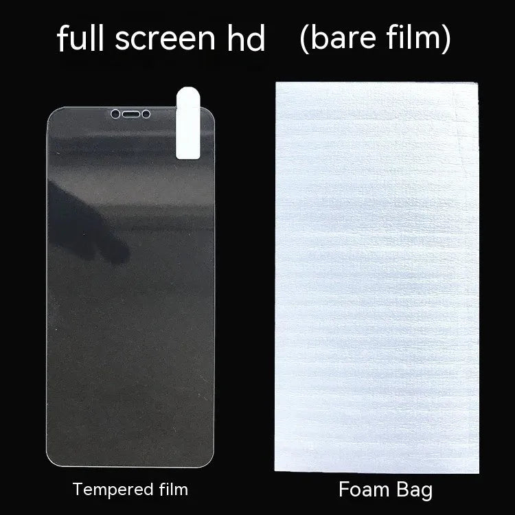 HD tempered glass screen protector for Samsung mobile phone on a dark surface