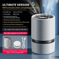 White EJ-JHQ101 desktop USB air purifier for small rooms under 10 square metres.