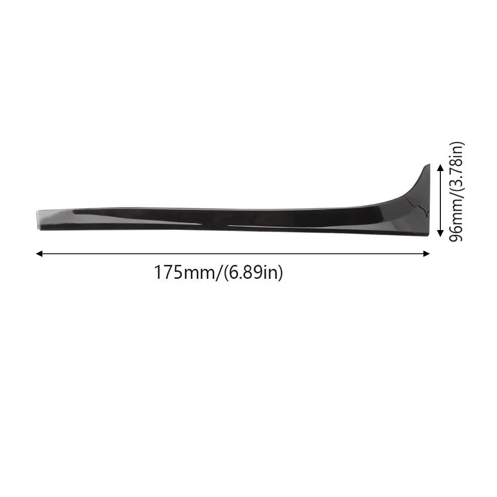 Black ABS plastic rear window spoiler wing for Volkswagen Golf 7 MK7 car
