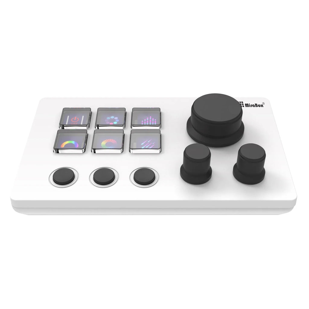 Visual Keyboard N3 universal silicone keypad in black and white with 2m cable and mounting bracket